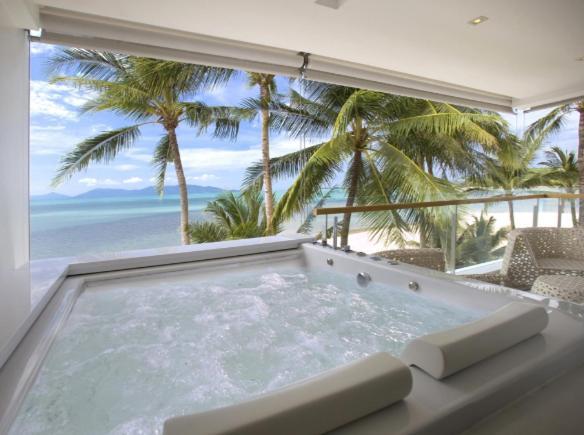 Panu Luxury Beachfront Apartments Bophut Bagian luar foto