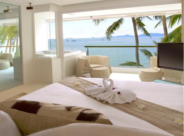 Panu Luxury Beachfront Apartments Bophut Bagian luar foto